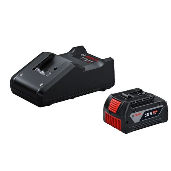 Combo Pin Sạc 18V Bosch GAL 18V-40 & Pin GBA 5.0Ah 1600A039YM