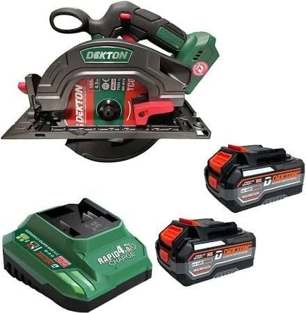 Combo Máy Cưa Gỗ Dùng Pin Dekton M21-CG165BL (2 Pin 4.0Ah + 1 Sạc)