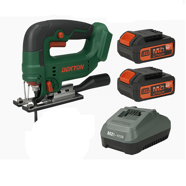 Combo Máy Cưa Sọc Dekton M21-CS120BL + Pin 4.0Ah + Sạc Nhanh