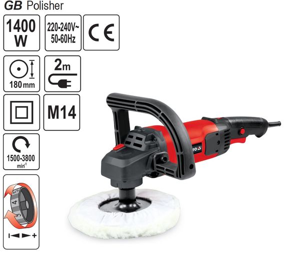 Máy đánh bóng phớt lông cừu 1400W YATO YT-82197