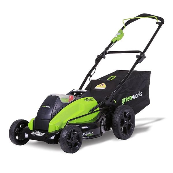 Máy cắt cỏ đẩy tay dùng pin 40V 45cm Greenworks G40LM45 (2500107) (Chưa Pin & Sạc)