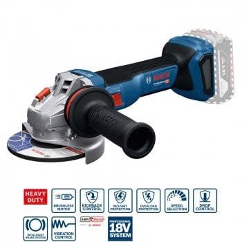 125mm Máy Mài Góc Dùng Pin 18V Bosch GWS 18V-11 S (Solo)
