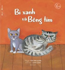 Bi xanh và bông tím
