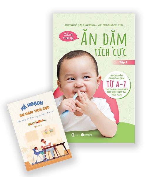 Cẩm nang ăn dặm tích cực - Tập 1 (Tặng kèm Kế hoạch Ăn dặm tích cực) Nhà sách Thái Hà