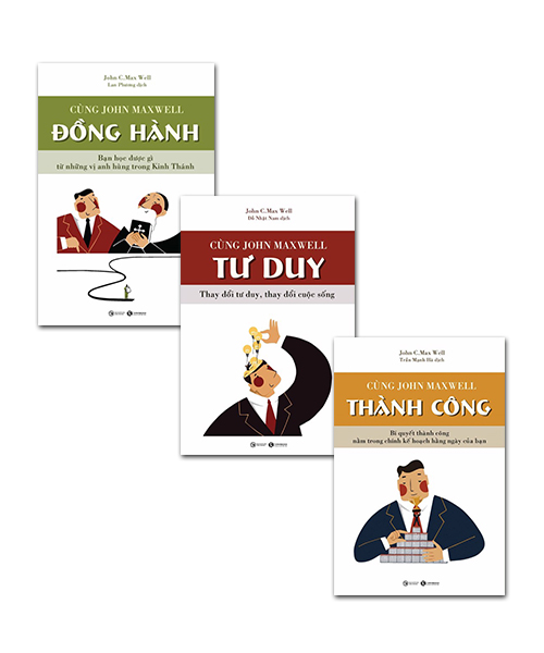 Bộ 3 cuốn sách cùng John C. Maxwell thành công – Nhà sách Thái Hà
