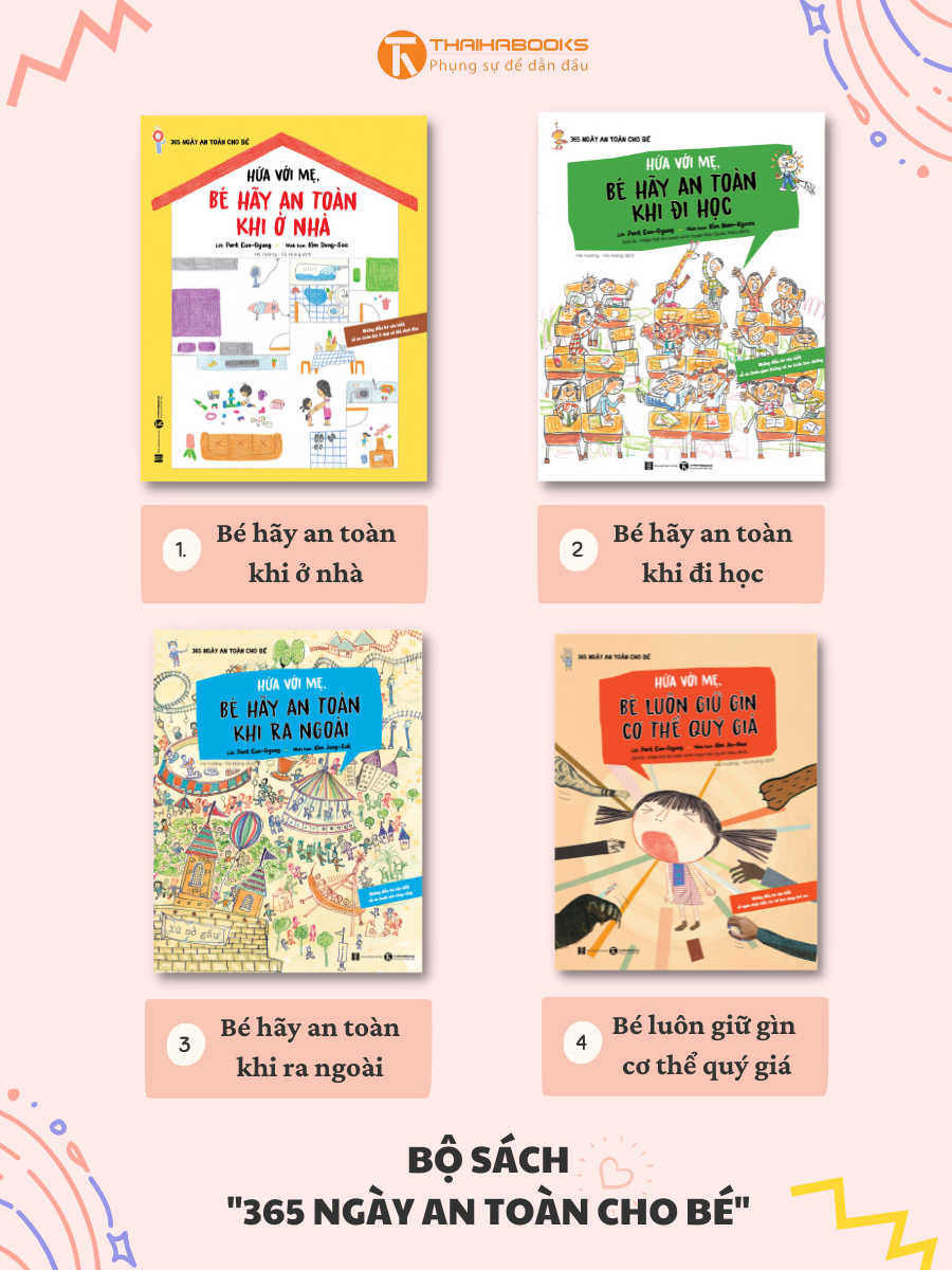 Bộ sách 365 ngày an toàn cho bé – Nhà sách Thái Hà