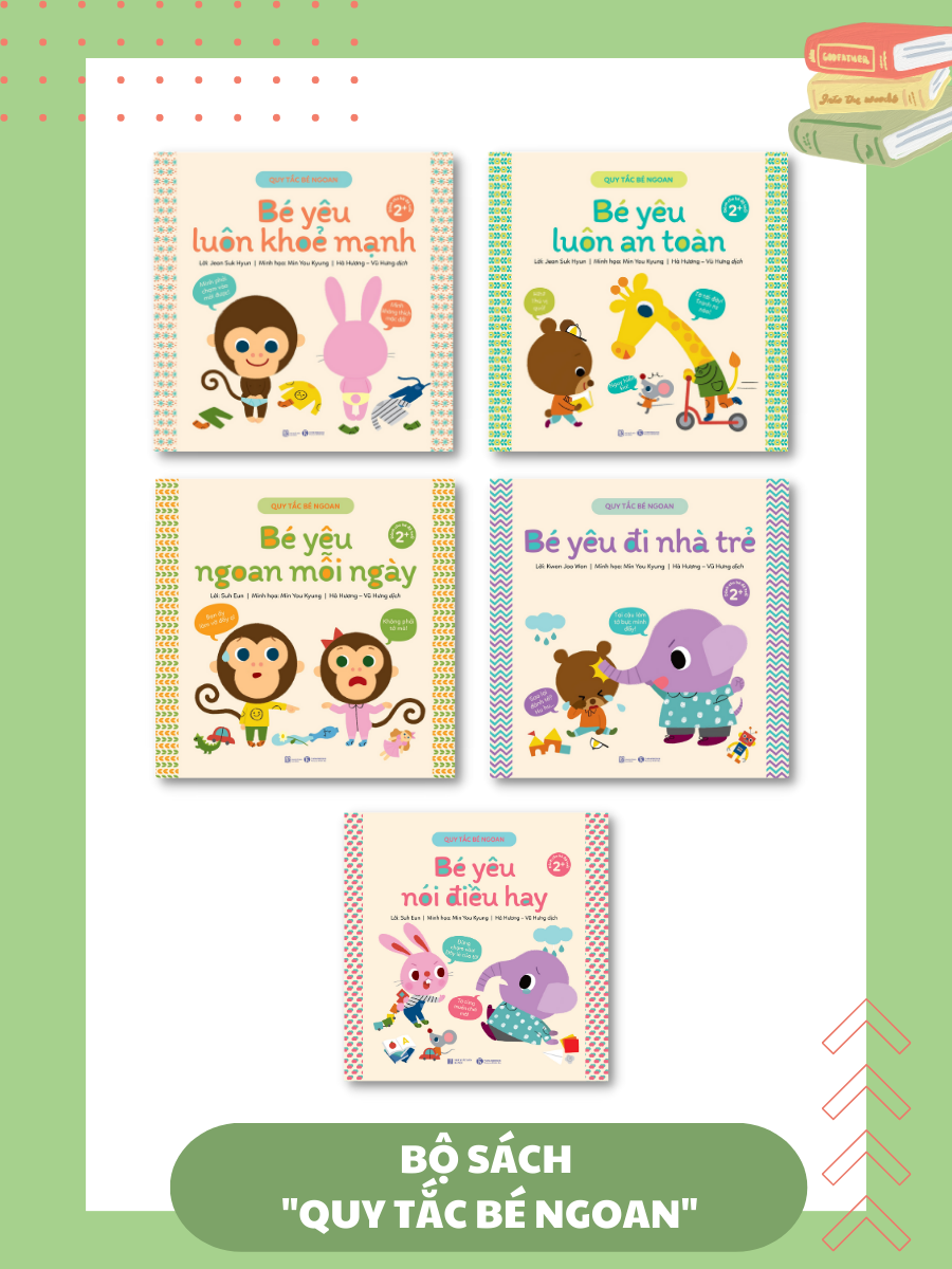 Bộ sách Quy tắc bé ngoan – Nhà sách Thái Hà