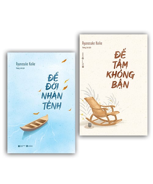 Bộ sách Để tâm không bận, để đời nhàn tênh – Nhà sách Thái Hà