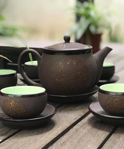 Bộ ấm trăng vàng/ trăng xanh – Nhà sách Thái Hà