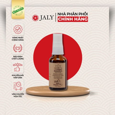  [CHÍNH NGẠCH] TINH DẦU XỊT DƯỠNG TRỊ GÀU, NẤM, CHÀM 100% THIÊN NHIÊN MANDALA 100ML 