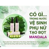 [CHÍNH NGẠCH] DUNG DỊCH VỆ SINH PHỤ NỮ TINH CHẤT TRẦU KHÔNG & KHỔ QUA MANDALA 150ML