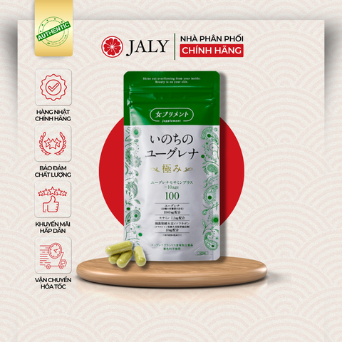  (CHÍNH HÃNG) TẢO NHẬT BẢN INOCHI NO EUGLENA - BỔ SUNG DINH DƯỠNG, GIẢM CÂN, CHỐNG LÃO HÓA, ĐẸP DA, TĂNG ĐỀ KHÁNG CHO PHỤ NỮ 