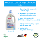  Nước giặt cho da nhạy cảm Klar 1.5L 