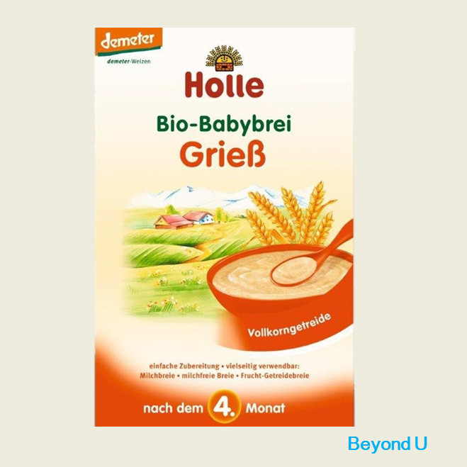 Bột ăn dặm hữu cơ Holle cho bé từ 4 tháng tuổi