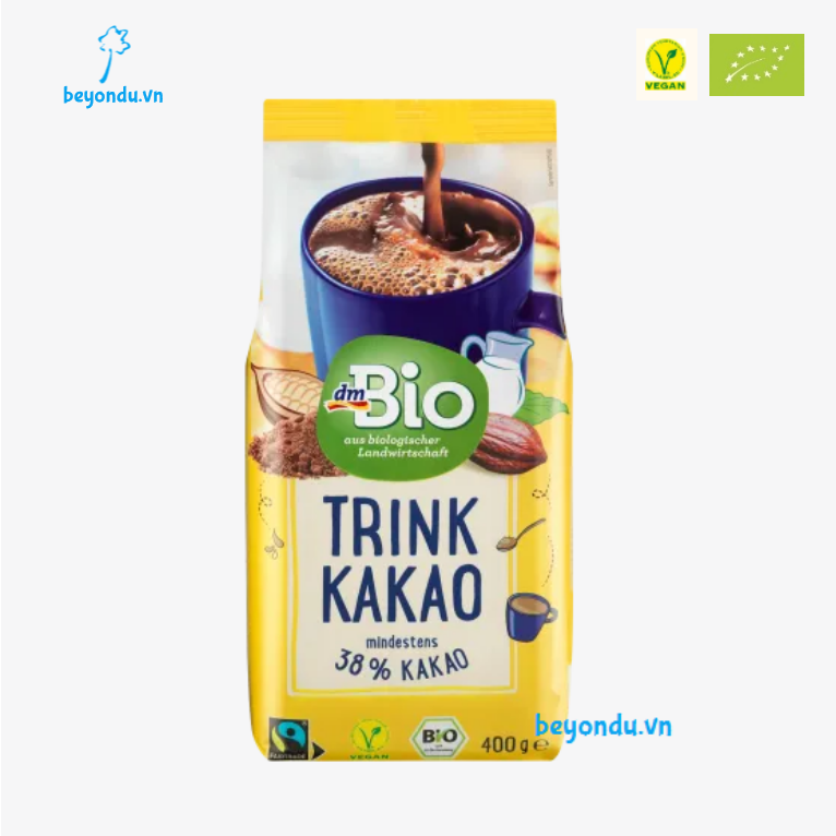 Bột cacao uống liền hữu cơ dmBio