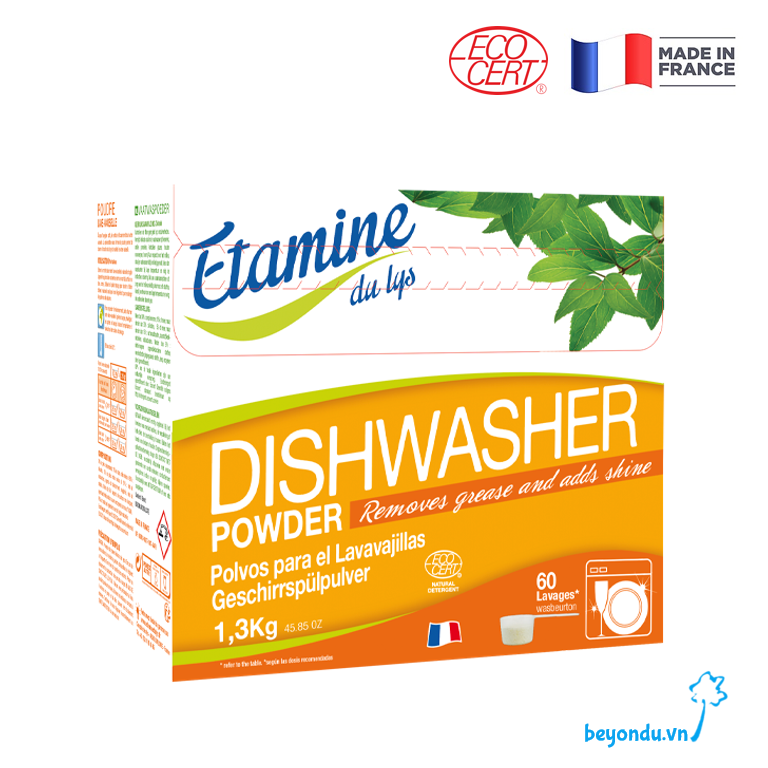 Bột rửa bát Etamine du lys cho máy rửa bát (1,3kg)