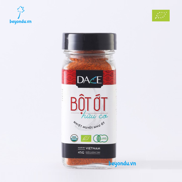 Bột ớt hữu cơ DACE 45g