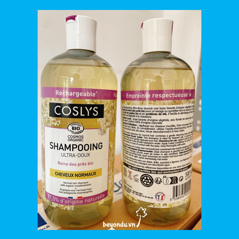  Dầu gội cho tóc thường hữu cơ Coslys (250ml và 500ml) 