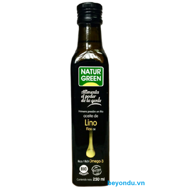 Dầu hạt lanh hữu cơ Naturgreen