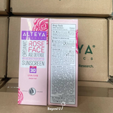  Kem chống nắng hữu cơ Alteya Organics Rose Face SPF30 
