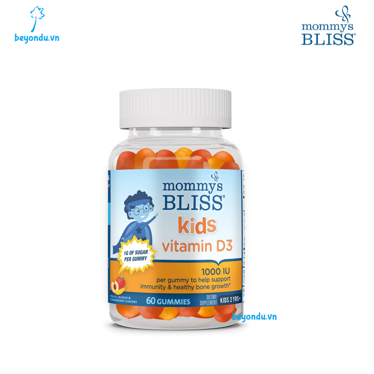 Kẹo dẻo vitamin D3 cho bé Mommy's Bliss