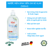  Nước rửa bình sữa em bé Klar 500ml 