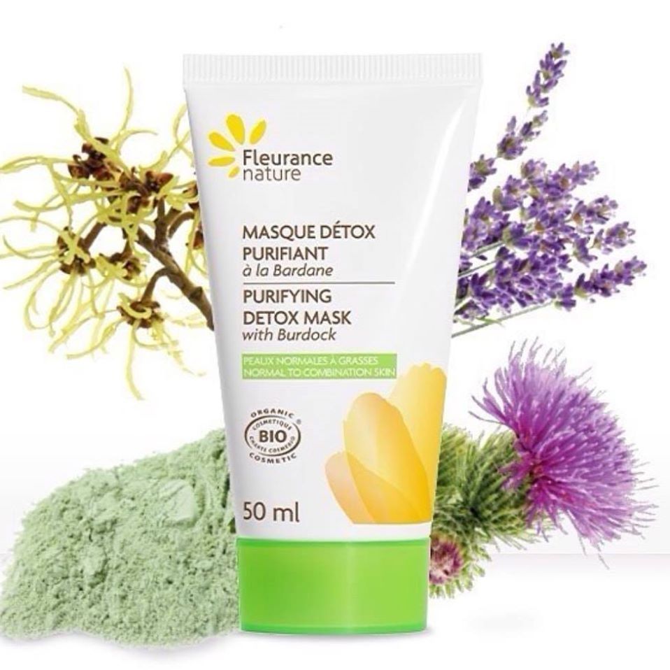 Mặt nạ thải độc da hữu cơ Fleurance Nature