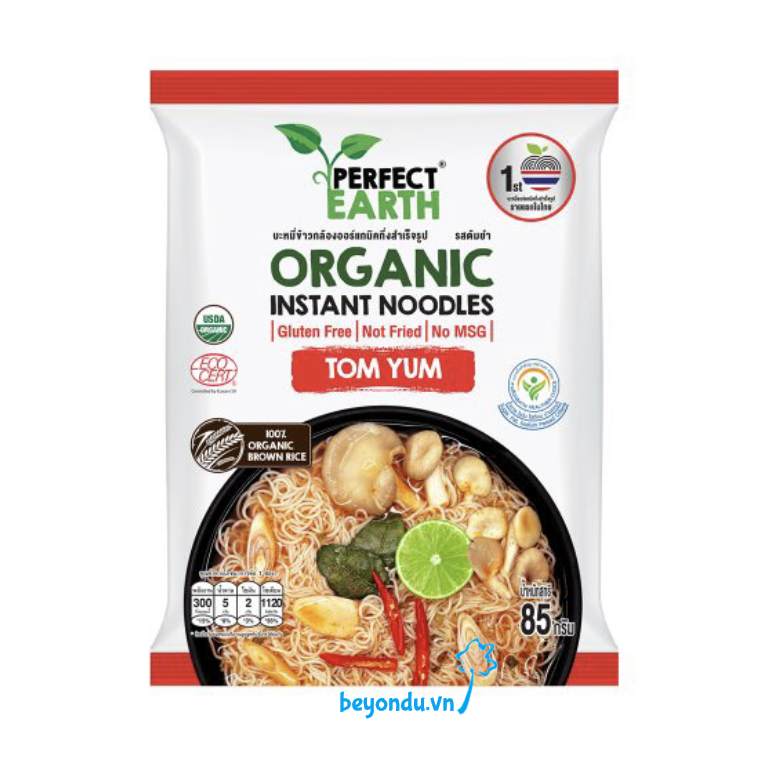  Mì ăn liền hữu cơ Perfect Earth 85g 