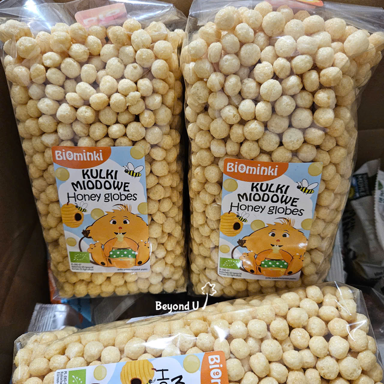  Ngũ cốc giòn hữu cơ Biominki 300g (vị socola và vị mật ong) 