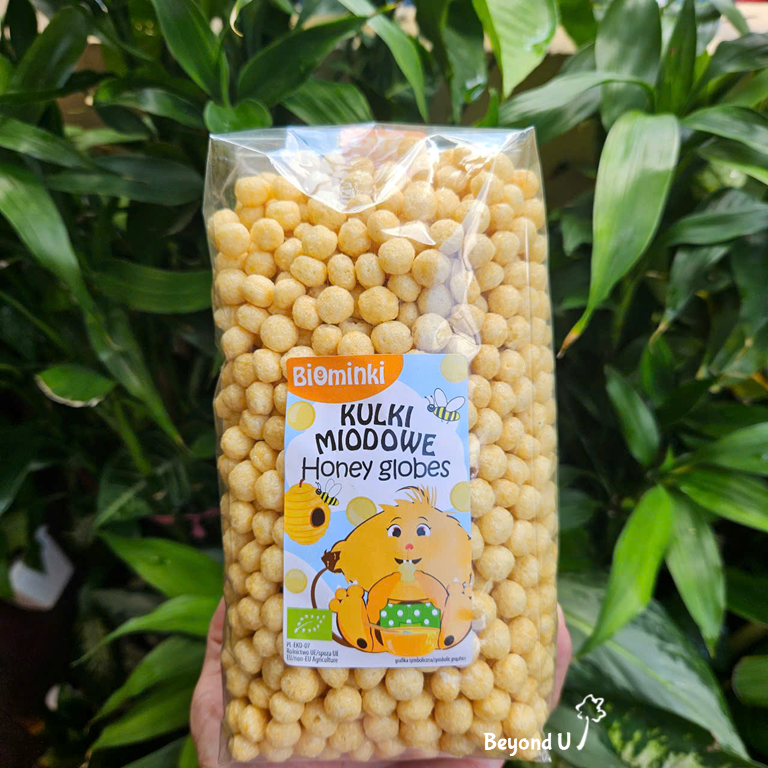  Ngũ cốc giòn hữu cơ Biominki 300g (vị socola và vị mật ong) 