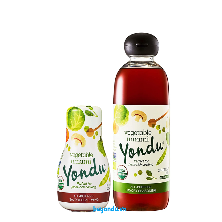  Nước cốt gia vị hữu cơ Umami từ rau củ hữu cơ Yondu 275ml và 830ml 