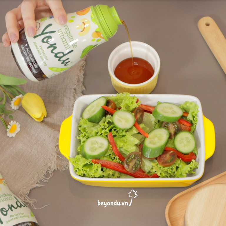  Nước cốt gia vị hữu cơ Umami từ rau củ hữu cơ Yondu 275ml và 830ml 