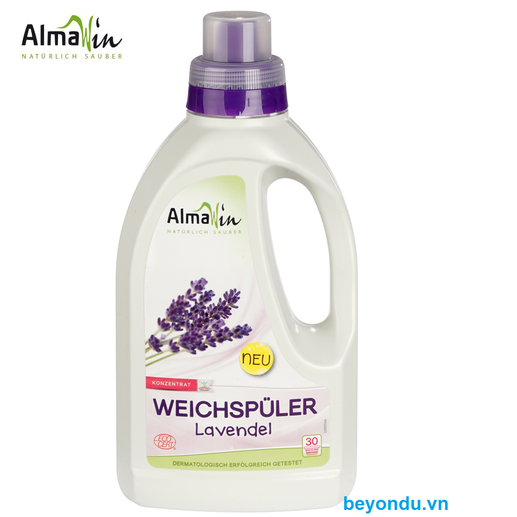 Nước xả đậm đặc Almawin hương lavender hữu cơ 750ml