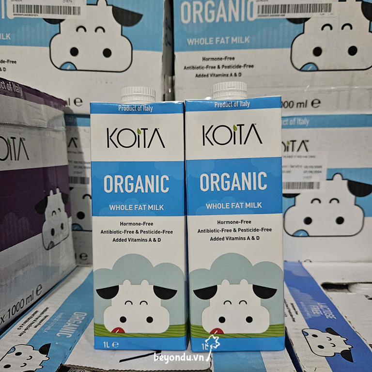  Sữa bò hữu cơ nguyên kem Koita 1L (cập nhật date mới nhất) 