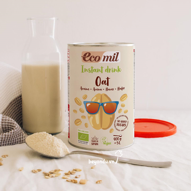  Sữa bột yến mạch hữu cơ Ecomil 400g 