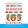 Combo 3 sữa dừa organic Ecomil không đường 1l