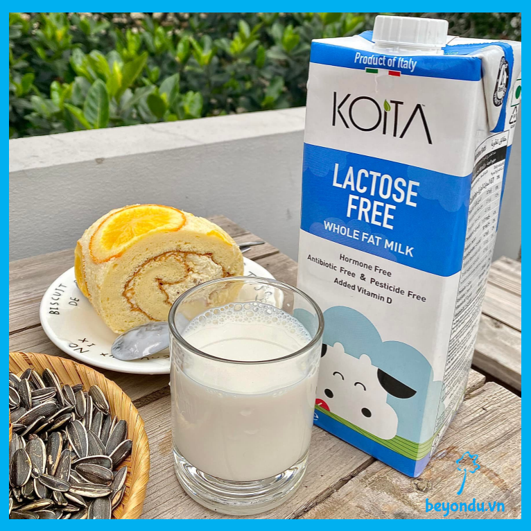 1 thùng sữa tươi nguyên kem không lactose Koita 1L