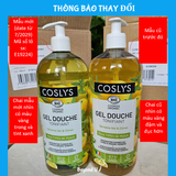  Sữa tắm dạng gel cỏ roi ngựa chanh hữu cơ Coslys (1L) 