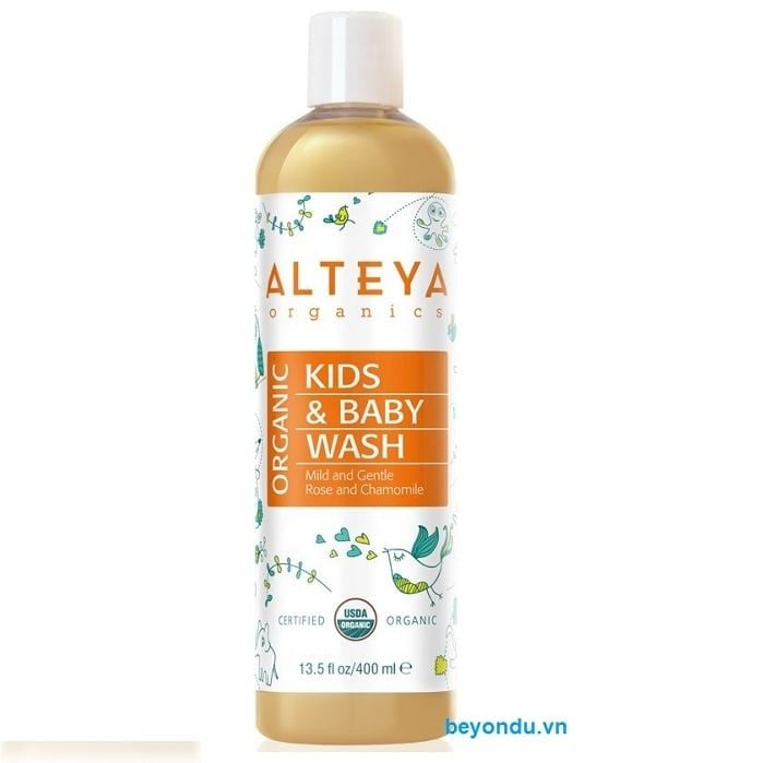 [] Sữa tắm gội hữu cơ Alteya Organics cho bé 400ml