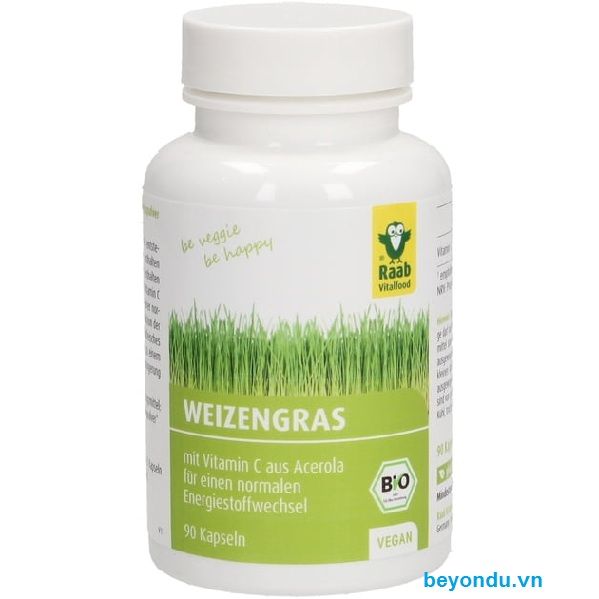 Viên cỏ lúa mì hữu cơ Raab Vitalfood