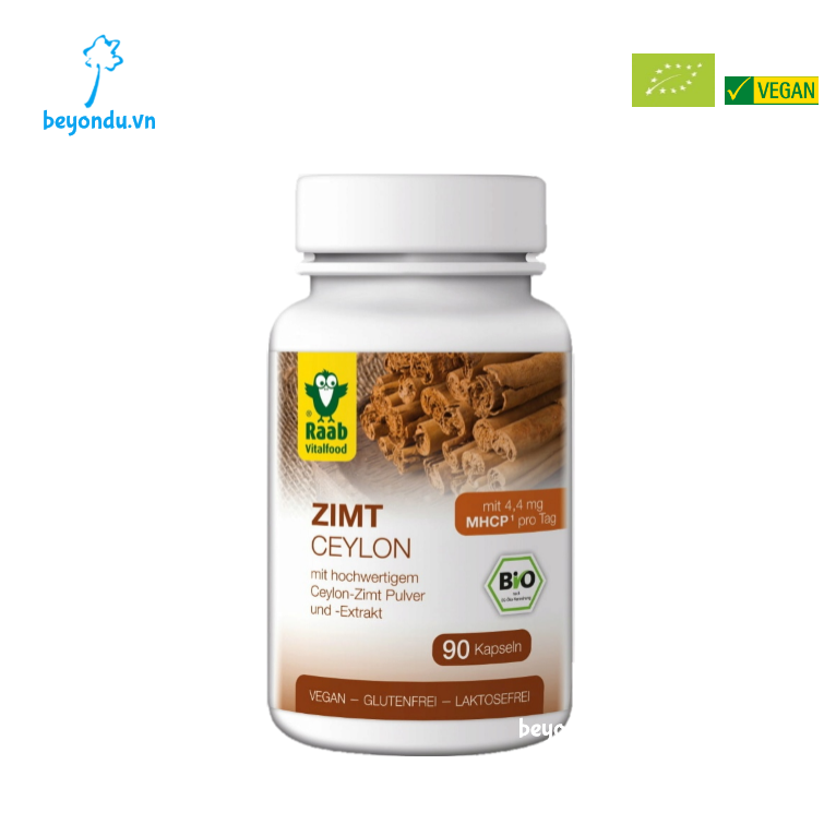 Viên quế hữu cơ Raab Vitalfood