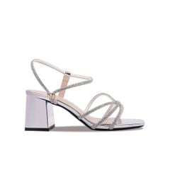 Sandal Cao Gót Albee Nhiều Dây Kim Sa Nối HD0202TQ