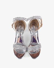 Sandal Cao Gót Hạnh Dung Bít Hậu Nơ Xoàn HD1111AV