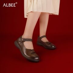 Giày Búp Bê Albee Hậu Bính Dán HD0217TQ