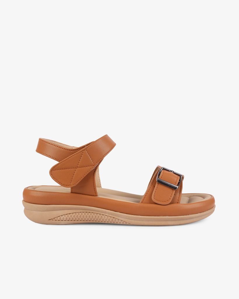 Sandal Đế Xuồng Hạnh Dung Quai Ngang Khóa Nịt HD02232AB