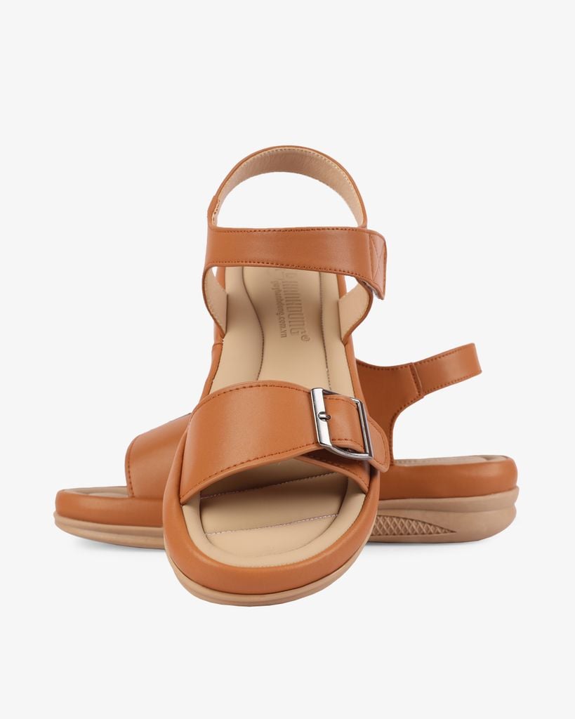 Sandal Đế Xuồng Hạnh Dung Quai Ngang Khóa Nịt HD02232AB