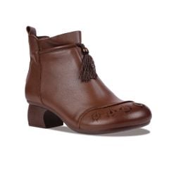 Giày Boot Albee Họa Tiết Thêu Tinh Xảo HD0249TQ