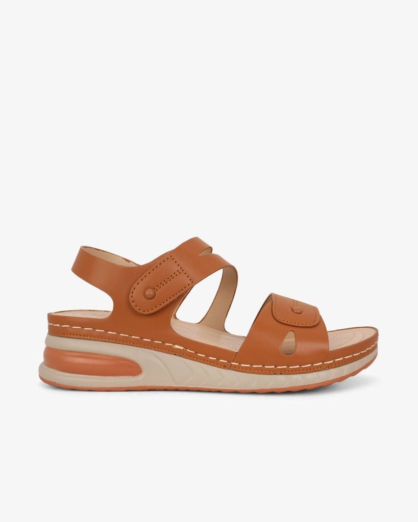 Sandal Đế Xuồng Hạnh Dung Bản Ngang Khoét Chỉ HD0302AC