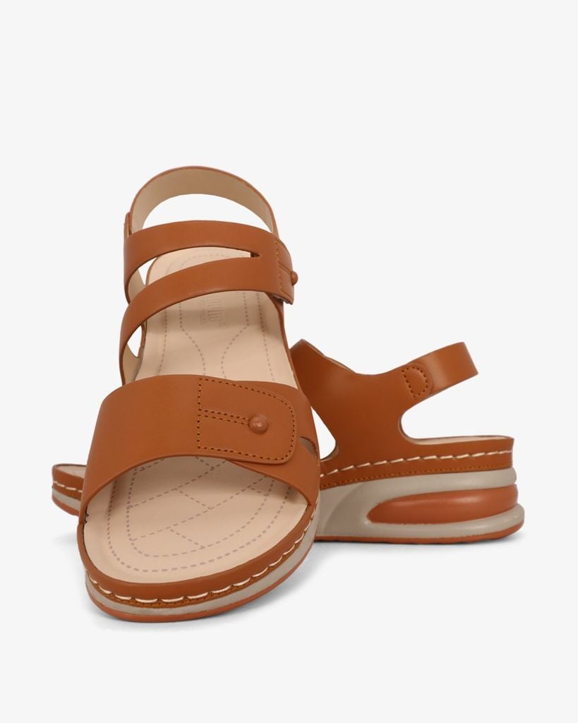 Sandal Đế Xuồng Hạnh Dung Bản Ngang Khoét Chỉ HD0302AC