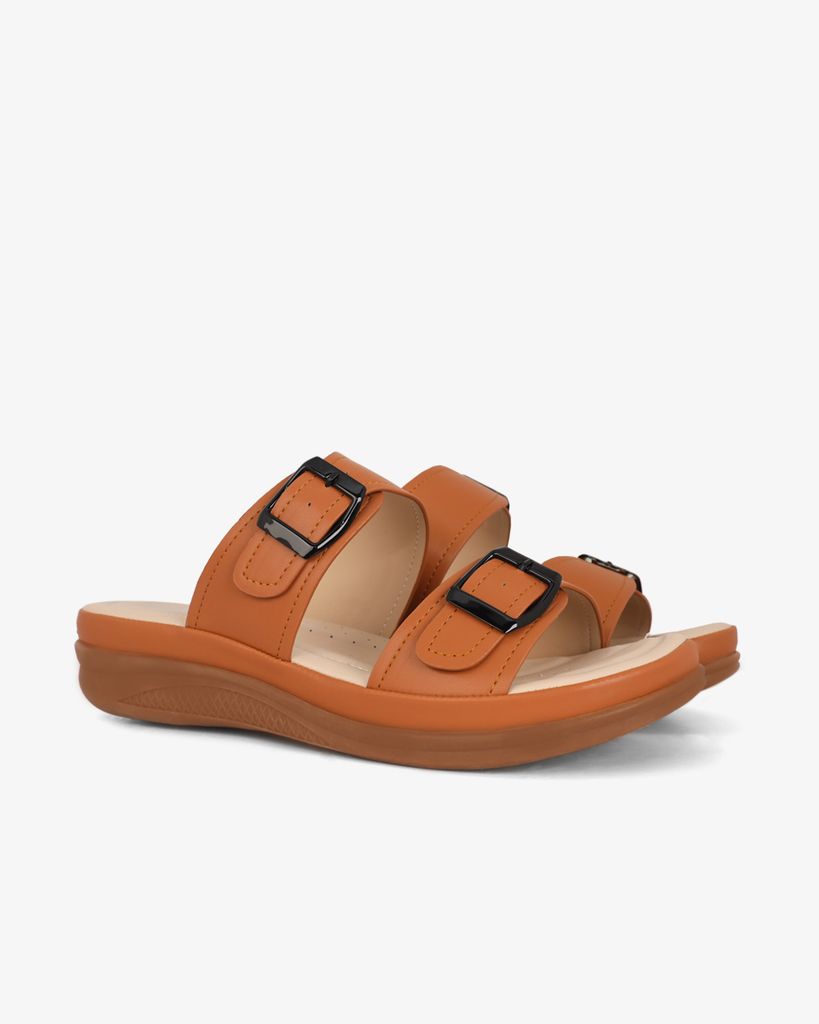 Dép Đế Xuồng Hạnh Dung Quai Nhị Khóa Nịt HD0307AC